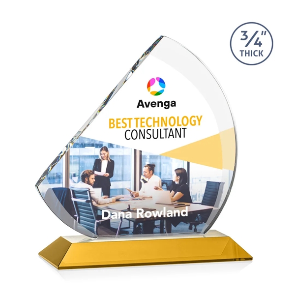 Custom Nantucket VividPrint™ Award - Amber