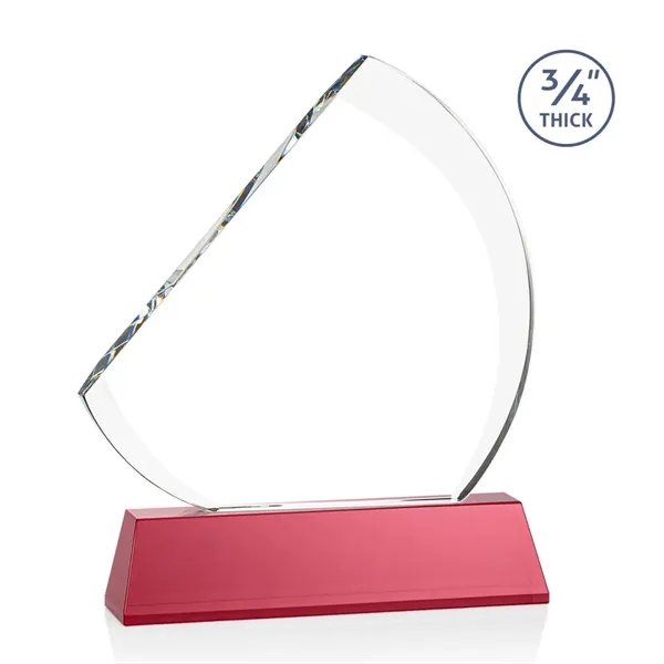 Custom Nantucket VividPrint™ Award on Newhaven - Red