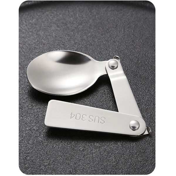 Stainless Steel Folding Spoon With Box Tableware - Stainless Steel Folding Spoon With Box Tableware - Image 4 of 6
