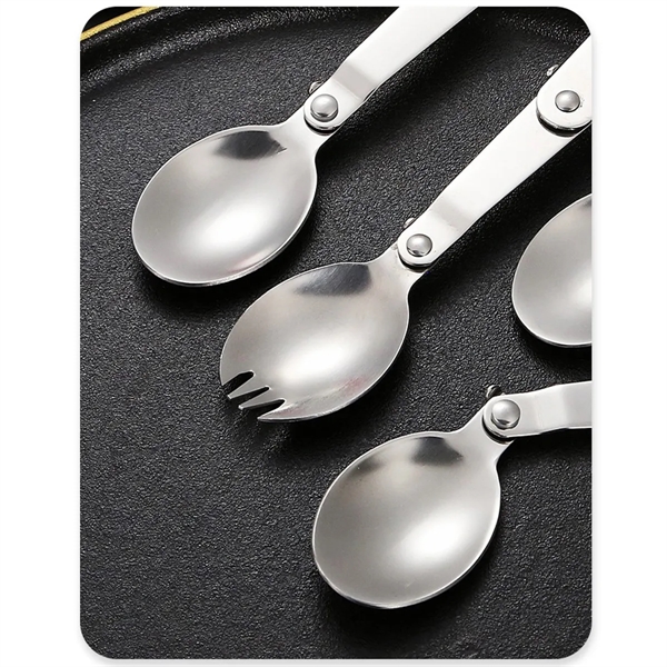 Stainless Steel Folding Spoon With Box Tableware - Stainless Steel Folding Spoon With Box Tableware - Image 6 of 6