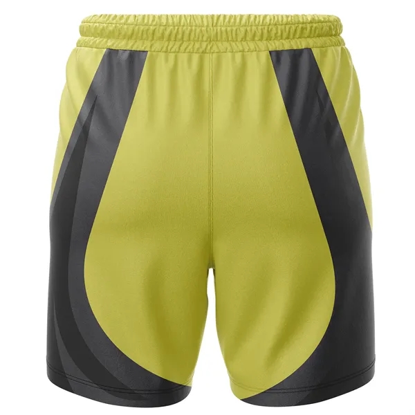 WOMEN'S FULL SUBLIMATION STANDARD LENGTH TRAINING SHORTS WIT - WOMEN'S FULL SUBLIMATION STANDARD LENGTH TRAINING SHORTS WIT - Image 1 of 2