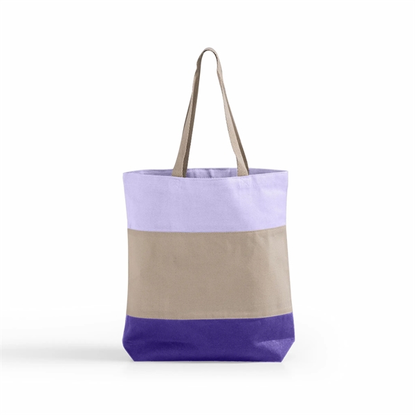 Tri-Color Canvas Tote Bag - Tri-Color Canvas Tote Bag - Image 2 of 17