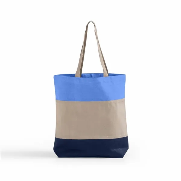 Tri-Color Canvas Tote Bag - Tri-Color Canvas Tote Bag - Image 4 of 17