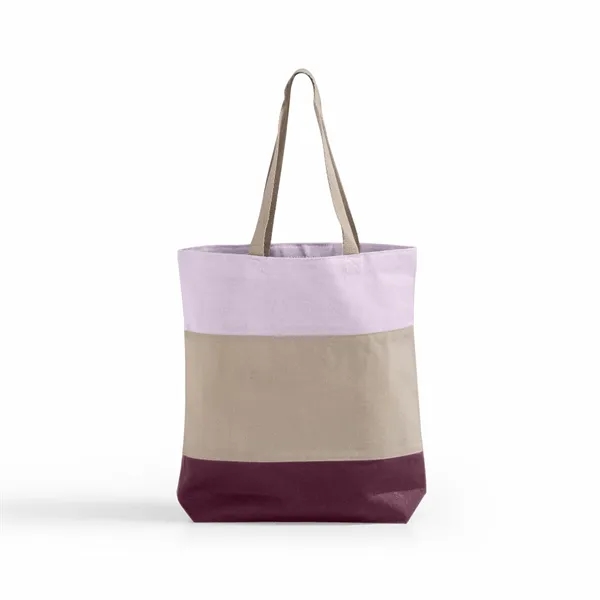 Tri-Color Canvas Tote Bag - Tri-Color Canvas Tote Bag - Image 6 of 17