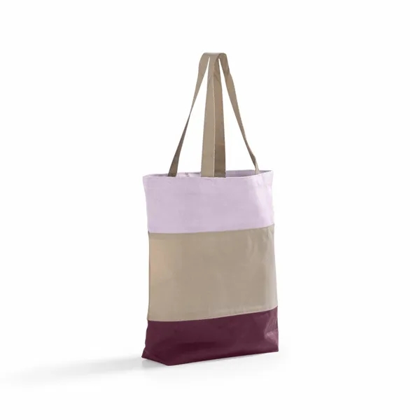 Tri-Color Canvas Tote Bag - Tri-Color Canvas Tote Bag - Image 7 of 17