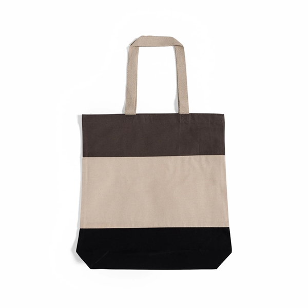 Tri-Color Canvas Tote Bag - Tri-Color Canvas Tote Bag - Image 14 of 17