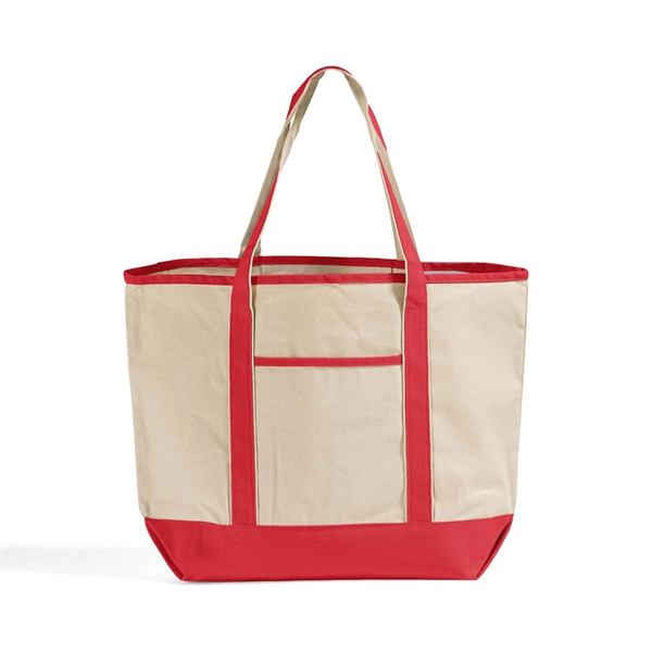 Jumbo Deluxe Canvas Tote Bag - Jumbo Deluxe Canvas Tote Bag - Image 8 of 24