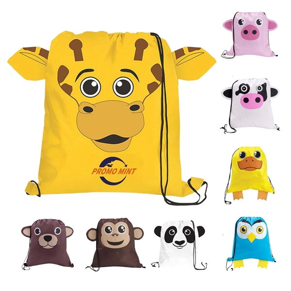 Animal Drawstring Carton Monster Gift Bags - Animal Drawstring Carton Monster Gift Bags - Image 0 of 4