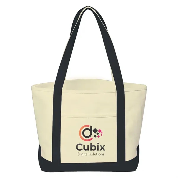 Full Color Cotton Canvas Tote Bag - Full Color Cotton Canvas Tote Bag - Image 2 of 6