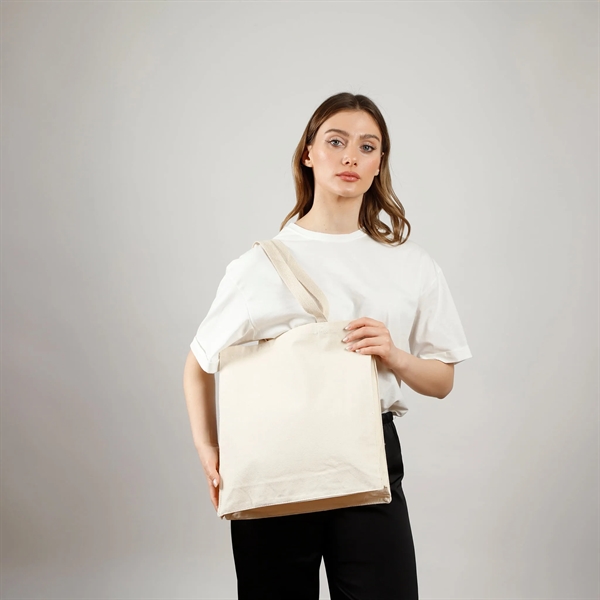 Shopper Canvas Tote Bag - Shopper Canvas Tote Bag - Image 22 of 25