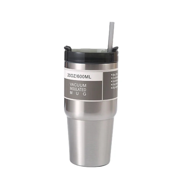 20 Oz Stainless Steel Vacuum Insulated bottle Tumbler - 20 Oz Stainless Steel Vacuum Insulated bottle Tumbler - Image 5 of 10