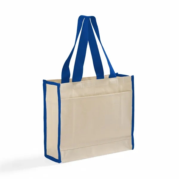 Color-Trim Canvas Tote Bag - Color-Trim Canvas Tote Bag - Image 3 of 16