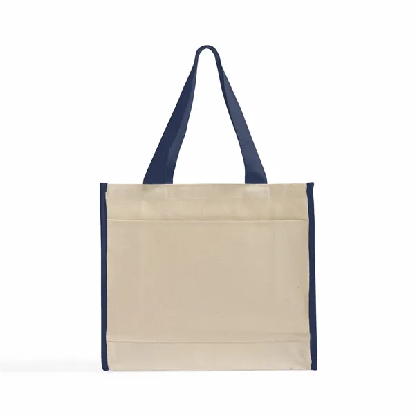 Color-Trim Canvas Tote Bag - Color-Trim Canvas Tote Bag - Image 6 of 16