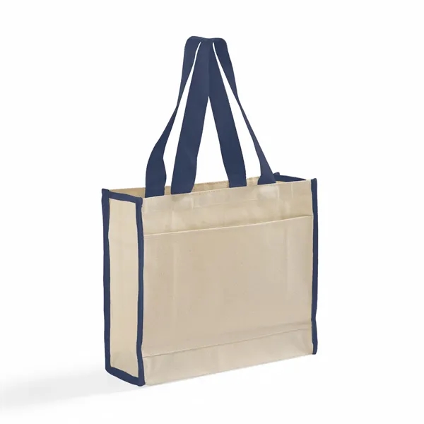 Color-Trim Canvas Tote Bag - Color-Trim Canvas Tote Bag - Image 7 of 16