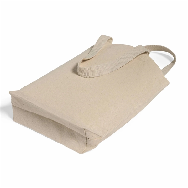 12" Small Canvas Tote Bag - 12" Small Canvas Tote Bag - Image 3 of 10