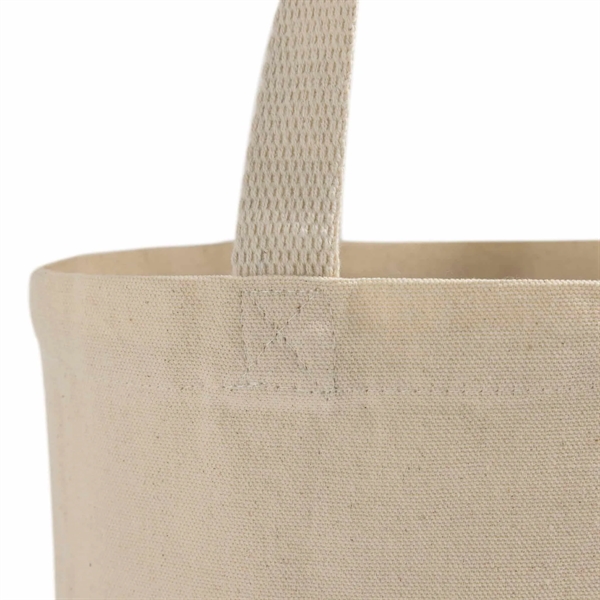 12" Small Canvas Tote Bag - 12" Small Canvas Tote Bag - Image 5 of 10