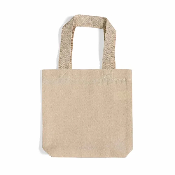 Mini 8" Canvas Tote Bag - Mini 8" Canvas Tote Bag - Image 7 of 11