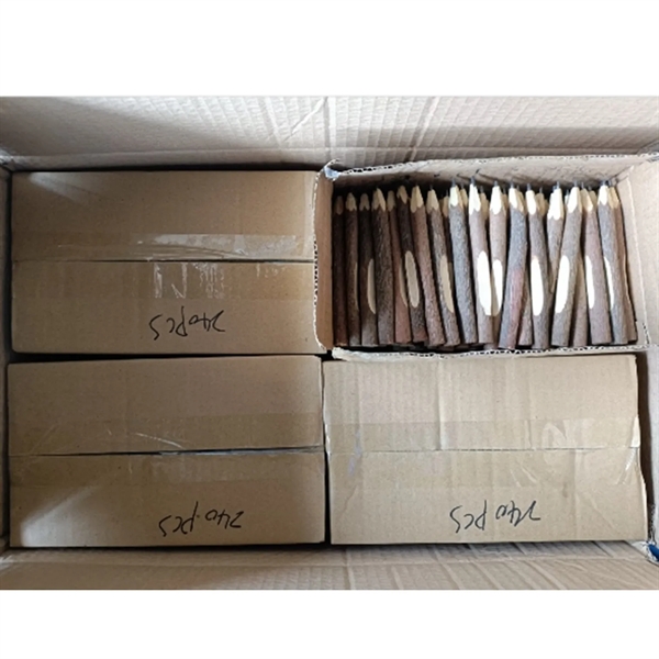 Wood Branch Natural Pencil Rustic Bark Office Wooden Gift - Wood Branch Natural Pencil Rustic Bark Office Wooden Gift - Image 4 of 4