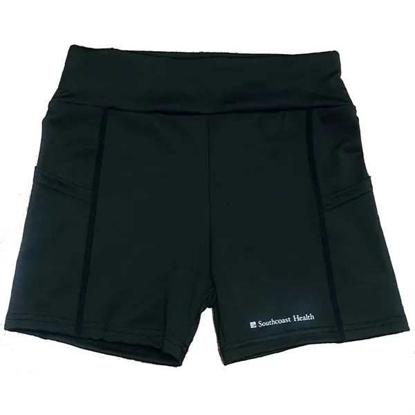 High Waist Yoga Shorts with Deep Pockets - High Waist Yoga Shorts with Deep Pockets - Image 8 of 8