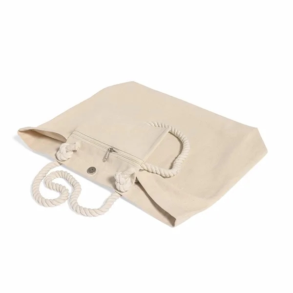Rope Handle Beach Tote Bag - Rope Handle Beach Tote Bag - Image 4 of 11