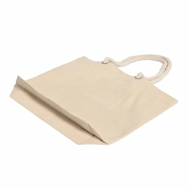 Rope Handle Beach Tote Bag - Rope Handle Beach Tote Bag - Image 5 of 11
