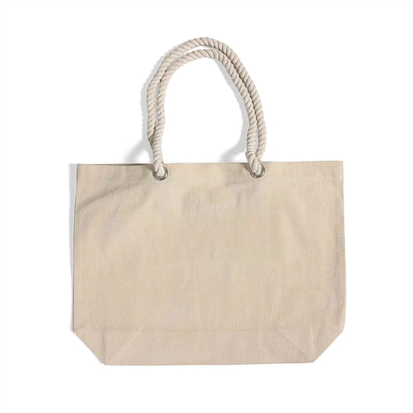 Rope Handle Beach Tote Bag - Rope Handle Beach Tote Bag - Image 7 of 11