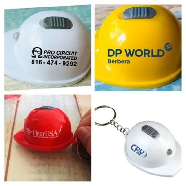 LED Helmet Keychain w/ Opener - LED Helmet Keychain w/ Opener - Image 2 of 3