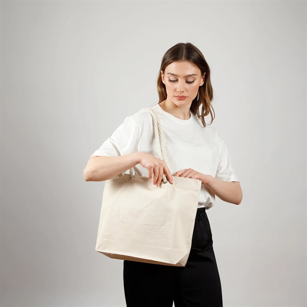 Rope Handle On-the-go Tote Bag - Rope Handle On-the-go Tote Bag - Image 10 of 11