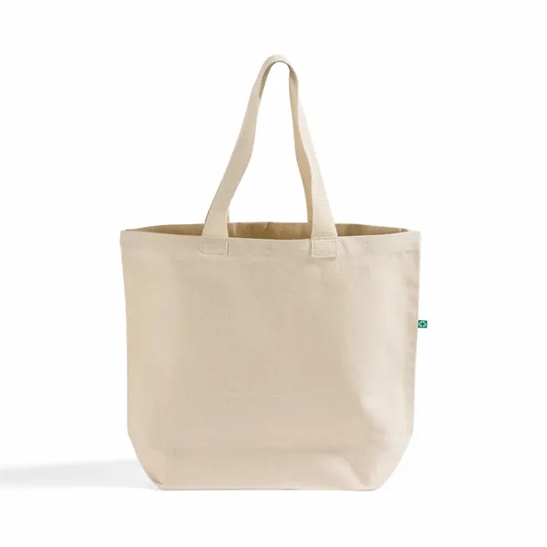 Recycled Canvas Trendy All-Day Tote Bag - Recycled Canvas Trendy All-Day Tote Bag - Image 2 of 24
