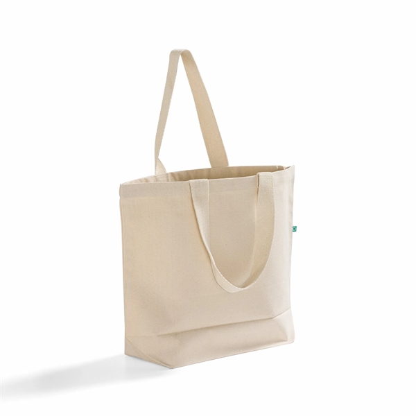 Recycled Canvas Trendy All-Day Tote Bag - Recycled Canvas Trendy All-Day Tote Bag - Image 7 of 24