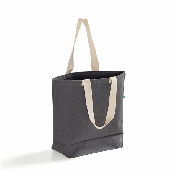 Recycled Canvas Trendy All-Day Tote Bag - Recycled Canvas Trendy All-Day Tote Bag - Image 16 of 24