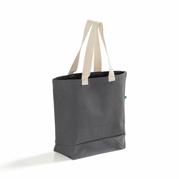 Recycled Canvas Trendy All-Day Tote Bag - Recycled Canvas Trendy All-Day Tote Bag - Image 17 of 24