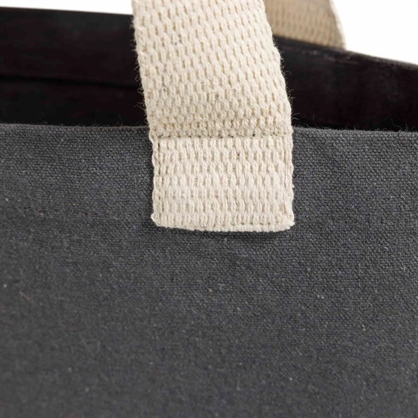 Recycled Canvas Trendy Essentials Tote Bag - Recycled Canvas Trendy Essentials Tote Bag - Image 11 of 20