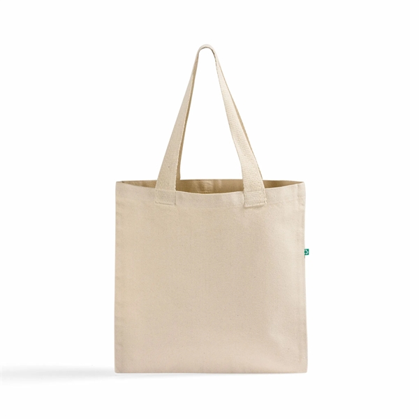 Recycled Canvas Trendy Flat Tote Bag - Recycled Canvas Trendy Flat Tote Bag - Image 1 of 19
