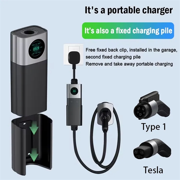 Portable EV Charger for Home Use - Portable EV Charger for Home Use - Image 2 of 9