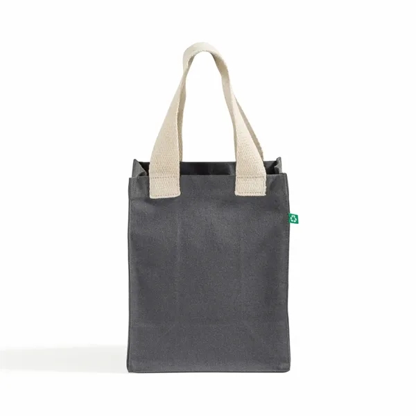 Recycled Canvas Trendy Book Tote Bag - Recycled Canvas Trendy Book Tote Bag - Image 10 of 22