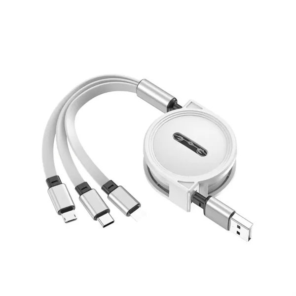 Retractable Multi Charging Cord 3 in 1 - Retractable Multi Charging Cord 3 in 1 - Image 2 of 6