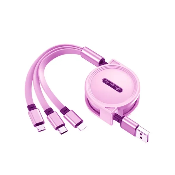 Retractable Multi Charging Cord 3 in 1 - Retractable Multi Charging Cord 3 in 1 - Image 3 of 6