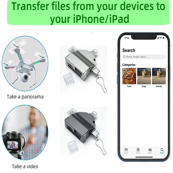 7-In-1 Memory Card Reader - 7-In-1 Memory Card Reader - Image 2 of 2