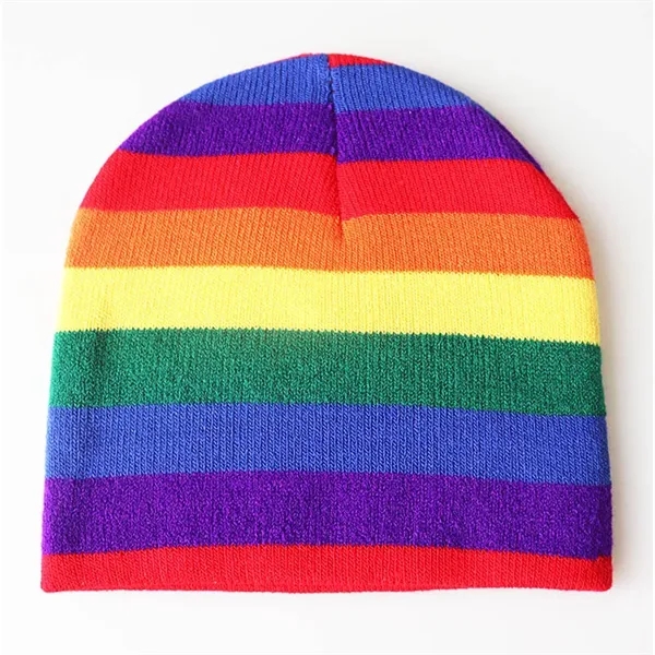 Rainbow Beanie - Rainbow Beanie - Image 3 of 3