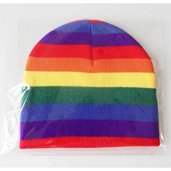 Rainbow Beanie - Rainbow Beanie - Image 2 of 3