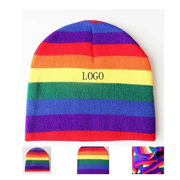 Rainbow Beanie - Rainbow Beanie - Image 0 of 3