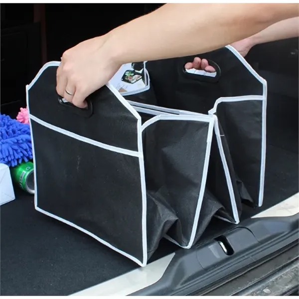 Folding Automotive Trunk Organizer - Folding Automotive Trunk Organizer - Image 2 of 3