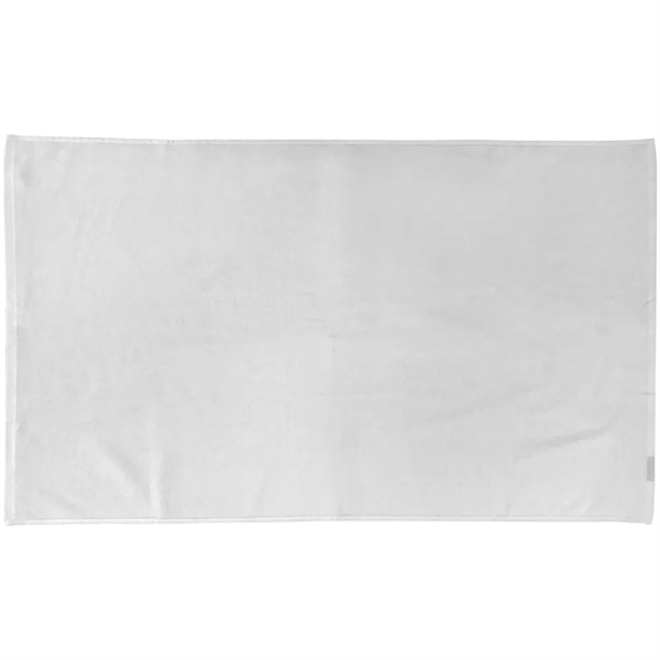 24" x 42" White Performance Flat Hem Fitness Towel - 24" x 42" White Performance Flat Hem Fitness Towel - Image 1 of 2