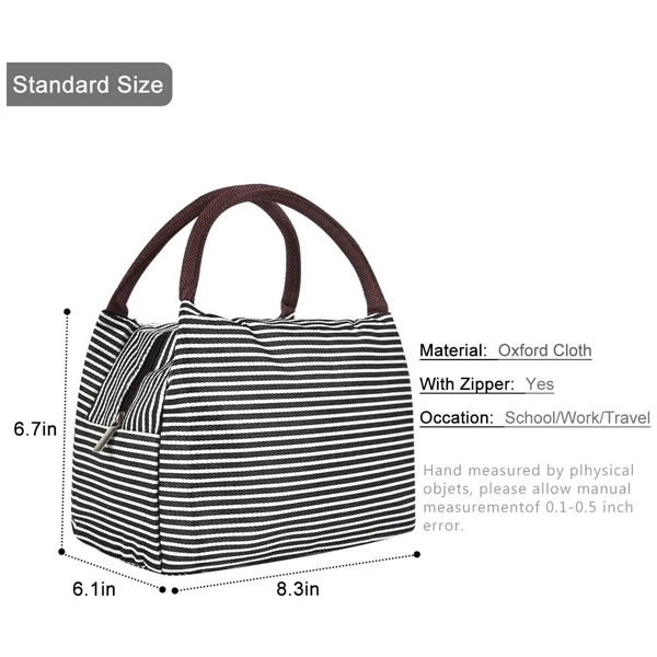 Insulated Lunch Bag Totes Cooler - Insulated Lunch Bag Totes Cooler - Image 2 of 3