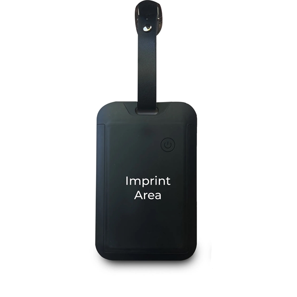 Rechargeable PU Luggage Tag w/Built In Find My - Rechargeable PU Luggage Tag w/Built In Find My - Image 2 of 3