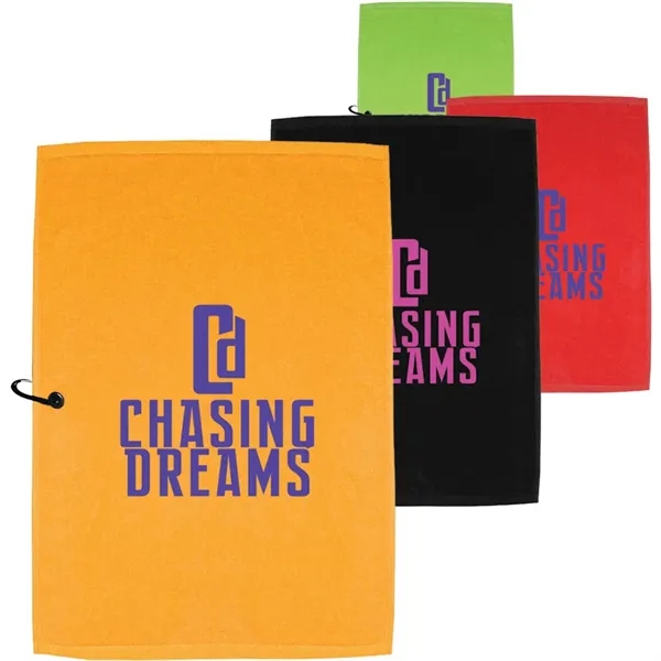 25" x 16" Champions Colored Golf Towel - 25" x 16" Champions Colored Golf Towel - Image 0 of 9