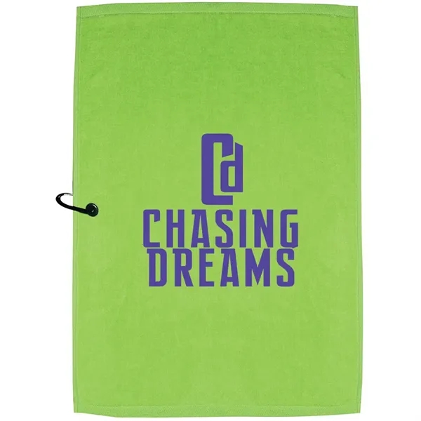 25" x 16" Champions Colored Golf Towel - 25" x 16" Champions Colored Golf Towel - Image 4 of 9