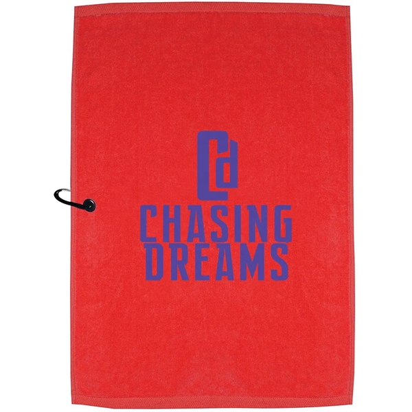 25" x 16" Champions Colored Golf Towel - 25" x 16" Champions Colored Golf Towel - Image 8 of 9