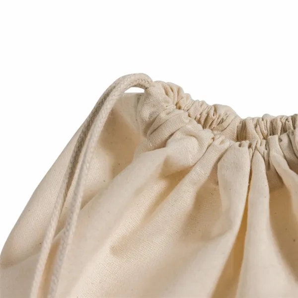Organic Cotton Drawstring Backpack - Organic Cotton Drawstring Backpack - Image 3 of 5